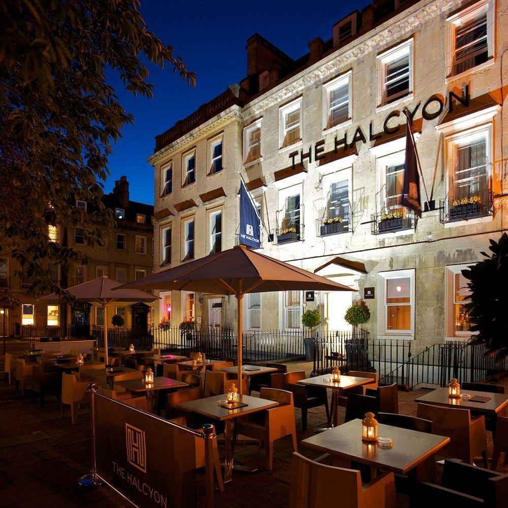 The Halcyon Hotel Bath Restoran foto
